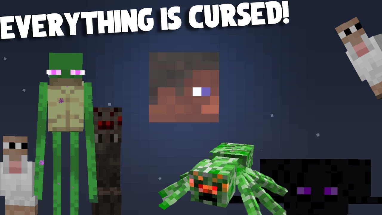MINECRAFT BUT EVERYTHING IS RANDOM AND CURSED!!! - YouTube