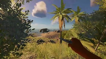 Stranded Deep-PS4 Day 2 Building a raft