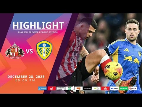 [Highlight] PremierLeague : ซันเดอร์แลนด์ vs ลีดส์ ยูไนเต็ด (28-12-68)