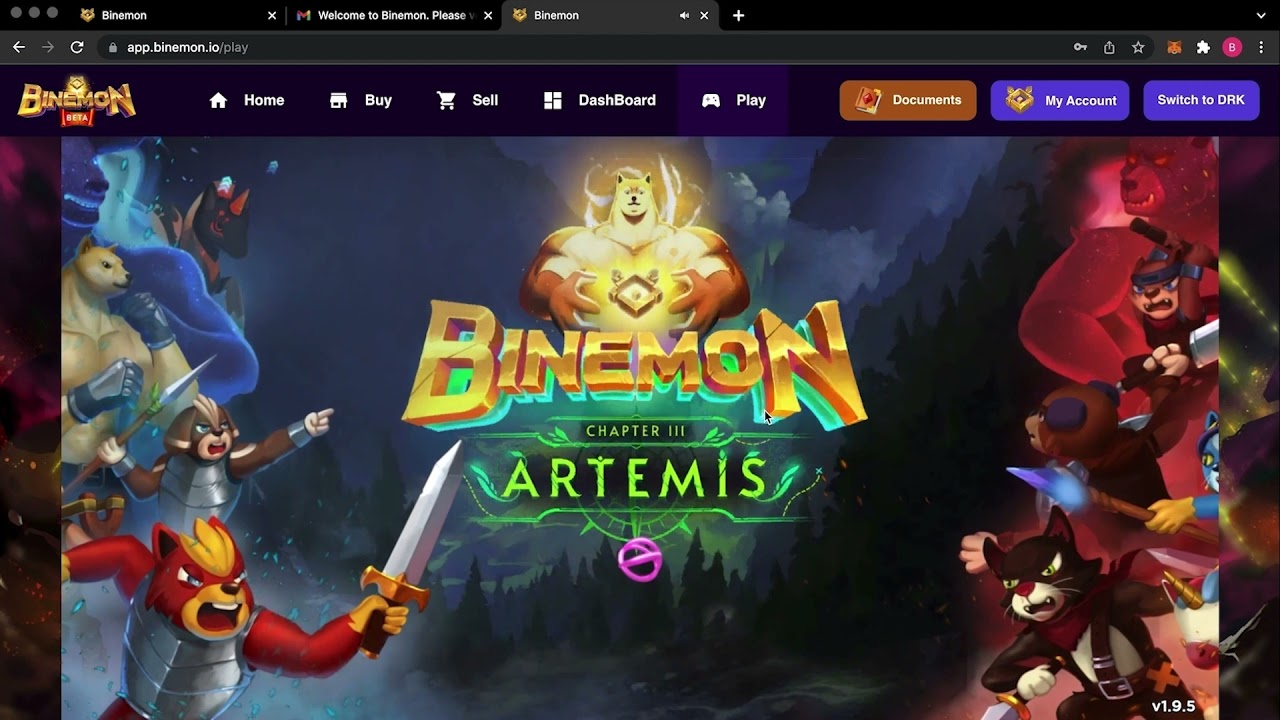 Beginners Guide Book: Create account and Play | Binemon Tutorial 🦄