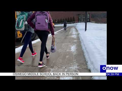 Oswego Middle School resumes in person learning