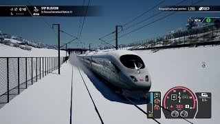 400 Kmph Record , Long distance Bullet Train 4K , fastest Train in TSW3 | 381 kmph screenshot 3