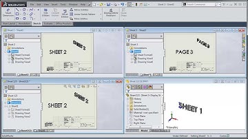 SolidWorks Tutorial: Managing Drawing Sheets