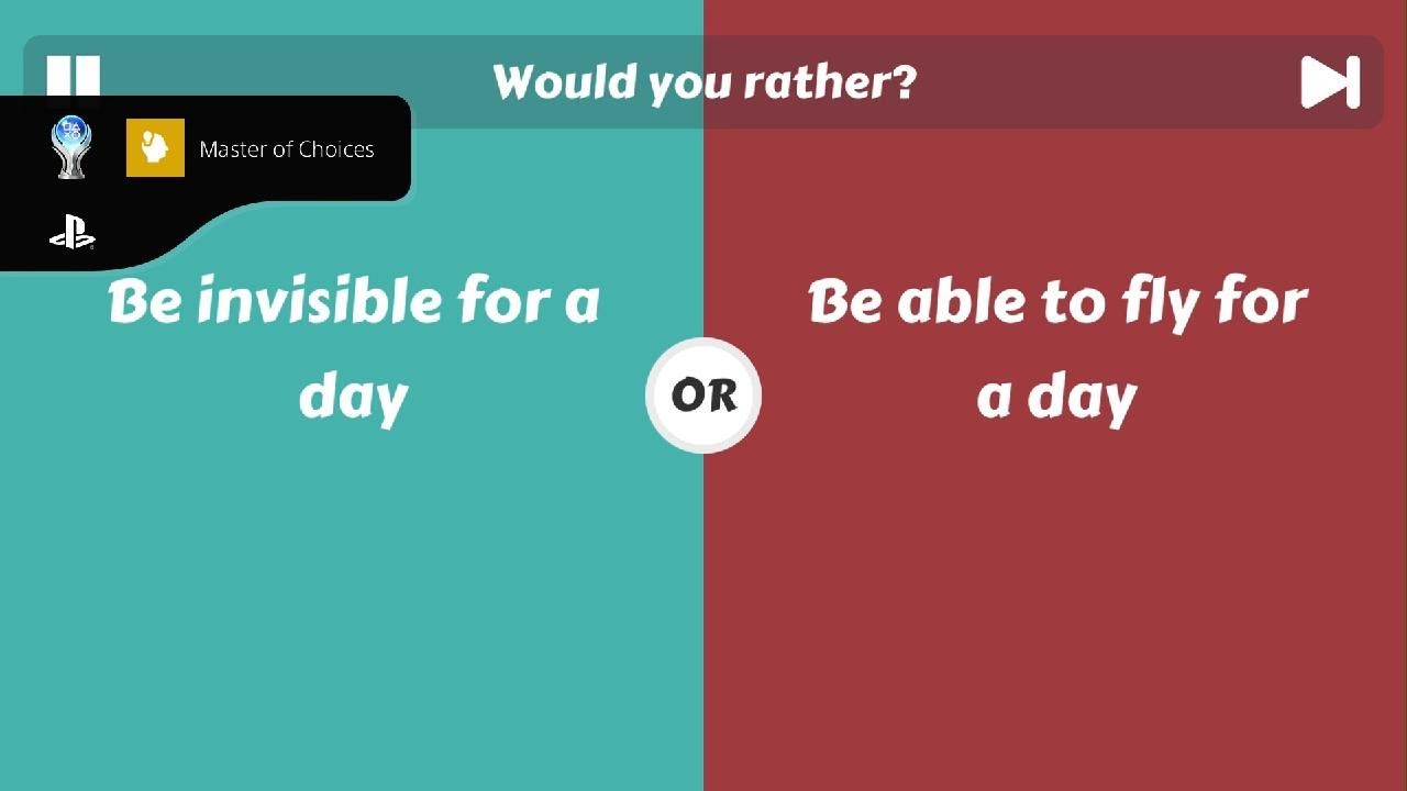 Choice Clash: What Would You Rather?