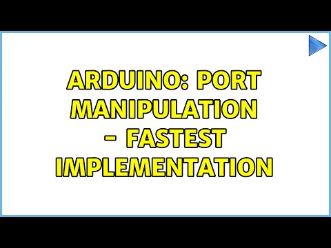 Arduino: Port Manipulation