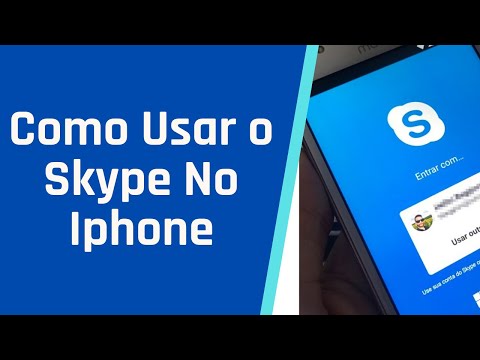 Vídeo: Como Instalar O Skype No Iphone