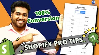 Add SHOPIFY SIZE CHARTS To Your Product Page - Shopify Size Chart Tutorial - NO CODE or APP NEEDED!! screenshot 5