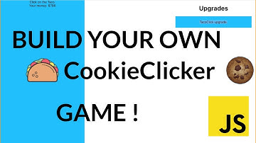 [3/5] Build a game like CookieClicker - getting money, buying upgrades (Beginner)