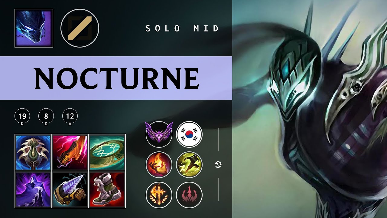 Nocturne Mid vs Naafiri - KR Master Patch 25.24