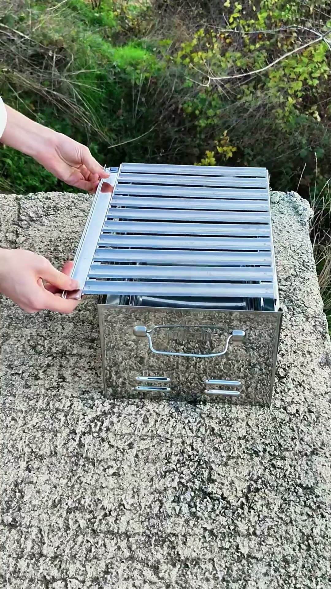 Ultimate Camping Style Stainless Foldable Grill ?1️⃣ Product Link in Bio ( # 2024)