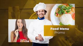 Food Slideshow After Effects Template