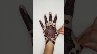 simple stencil mehendi #mehndi #bridalmehndi #henna #hennastencilsindia #creativehenna #hennamagic