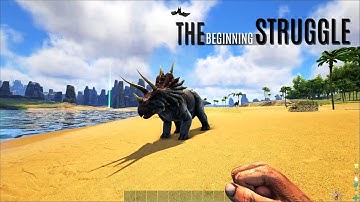 THE START IS A STRUGGLE! The Beginning - The Center (E1) - ARK Survival Gameplay