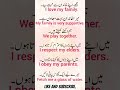 Short English Sentences With urdu translate vocabulary #subscribe #foryou