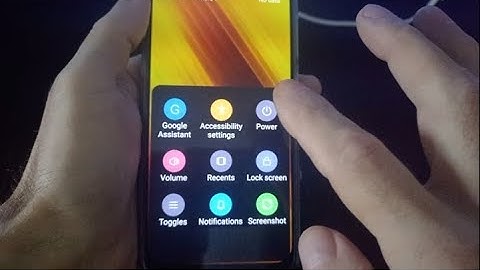 How to turn off poco X3 without power button