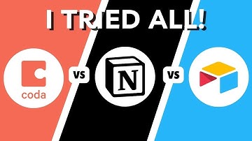 Coda vs Notion vs Airtable – Which Productivity Tool Is CLEAR in 2025? (FULL GUIDE!)