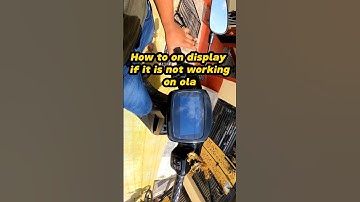 Ola Electric Display Problem? Quick Solution #telugu #automobile #olaelectric