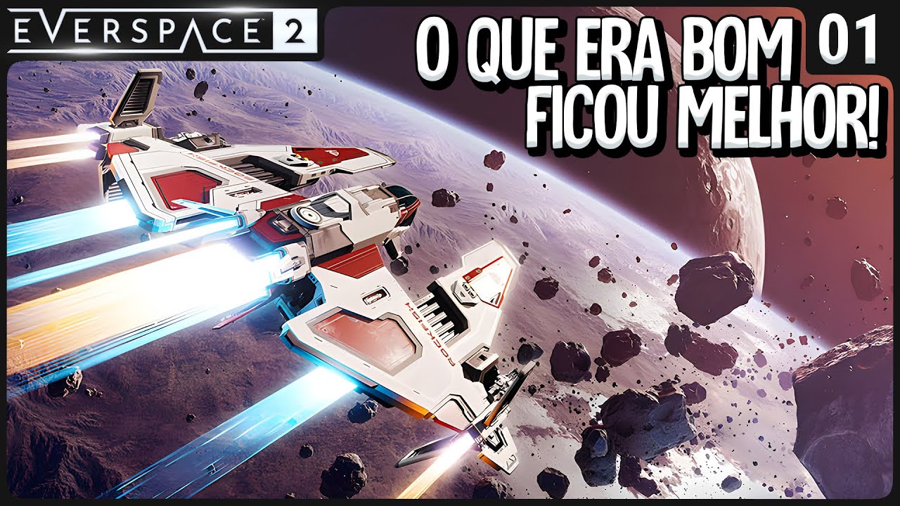 O melhor jogo de nave espacial que já joguei Everspace 