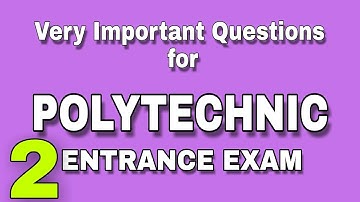 Polytechnic entrance exam | part 2 | coordinate Geometry | TH EDUCATION