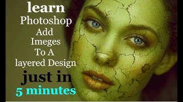 Adobe Photoshop CC tutorials | Add images to a layered design