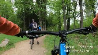 single track Doppler - zjazd - Pasmo Rowerowe Olbrzymy, sekcja 24 i 25