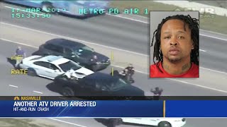 Police arrest another ATV driver in connection with hit-and-run crash