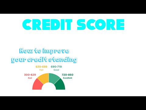 Credit Basics 101: How to Improve Your Credit Standing