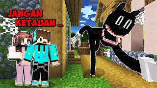 KEJADIAN HOROR MAKHLUK CARTOON CAT MENYERANG DESA MINECRAFT !!