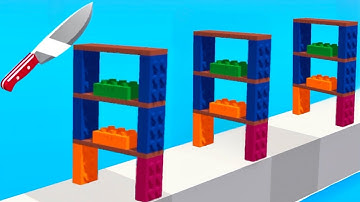 Slice it all! ASMR Slicing Game! Top Mobile Game! Relaxing sounds! Satisfying Video