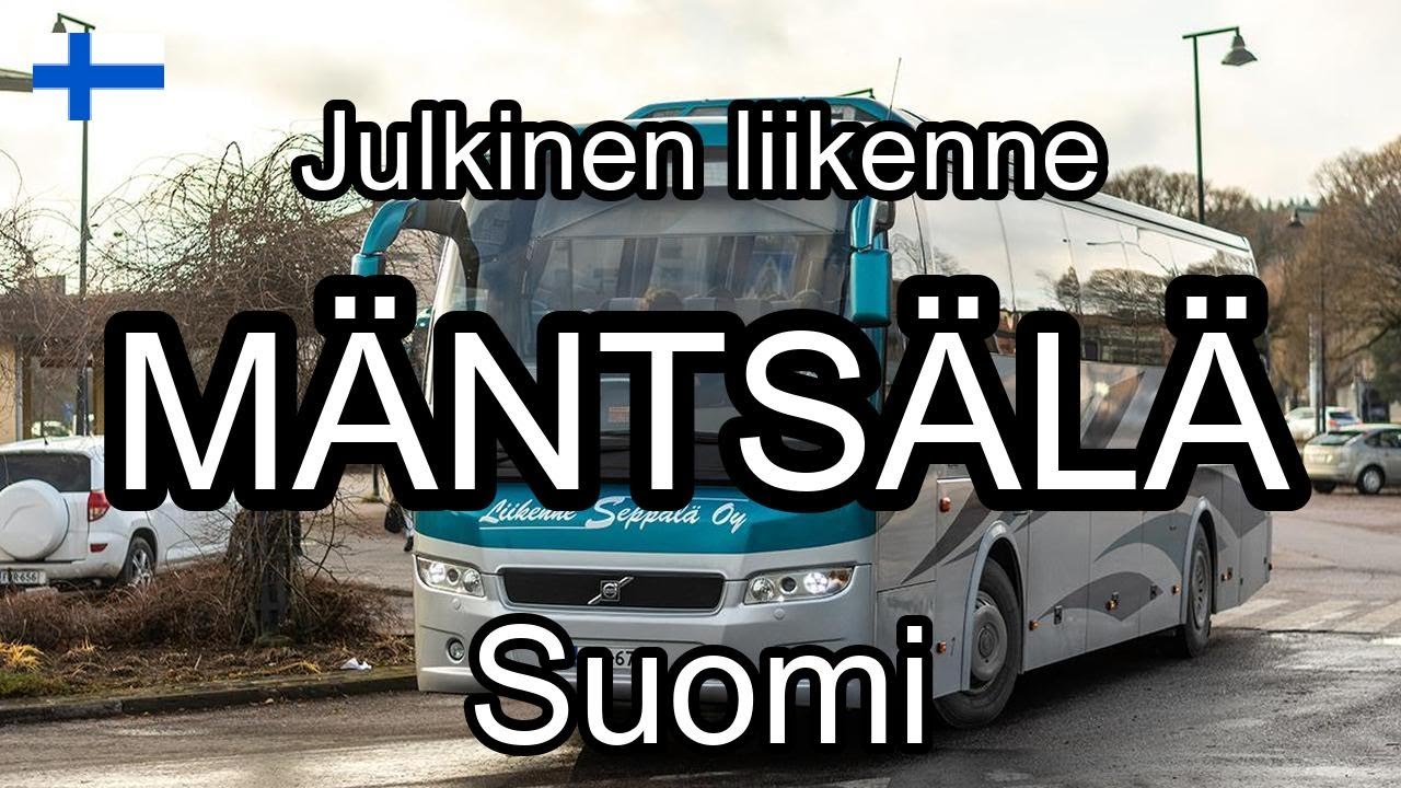 Mäntsälä, Suomi. Julkinen liikenne