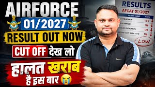 Airforce 01 2027 Result Out Cut off State wise Sectional Cut off Kitni gyi Result Out Now 01 2027