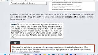Unit 3 - Collocation In Use - Intermediate 