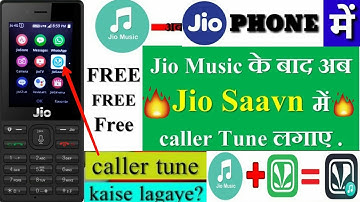 Jio phone me jio Caller tune kaise lagaye|| how to set jio phone in jio Caller tune ||jio saavn app.
