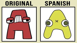 Alphabet Lore vs Spanish Alphabet Lore (Full Video)