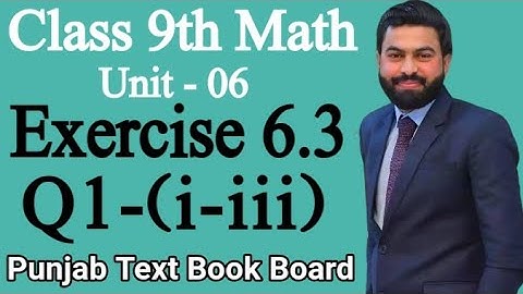 Class 9th Math Exercise 6.3 Q1 (i,ii,iii)-How to find the square root of the Algebraic Expression