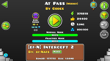 Geometry Dash[Weekly] At Pass - CodeX(Demon 10*)
