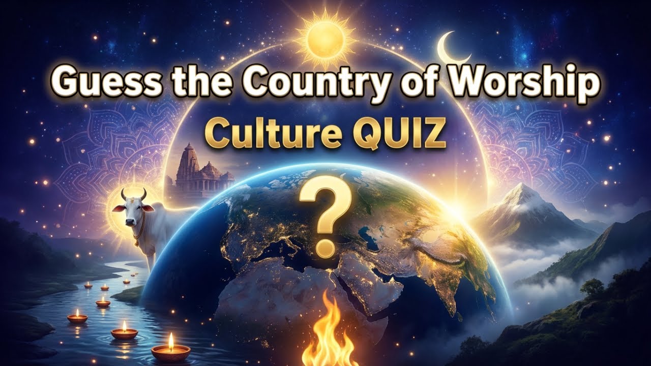 Guess the Country Quiz 🤯| Sacred Things Worshipped | Only 1% people get more than 20 correct