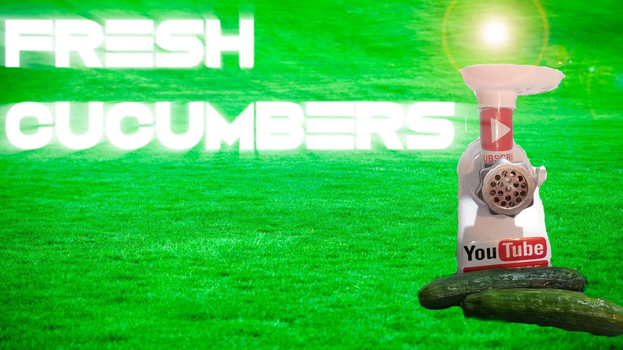 EXPERIMENT: fresh cucumbers VS Electric Meat Grinder