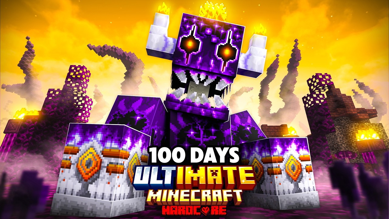 I Survived 100 Days in ULTIMATE Minecraft Hardcore!
