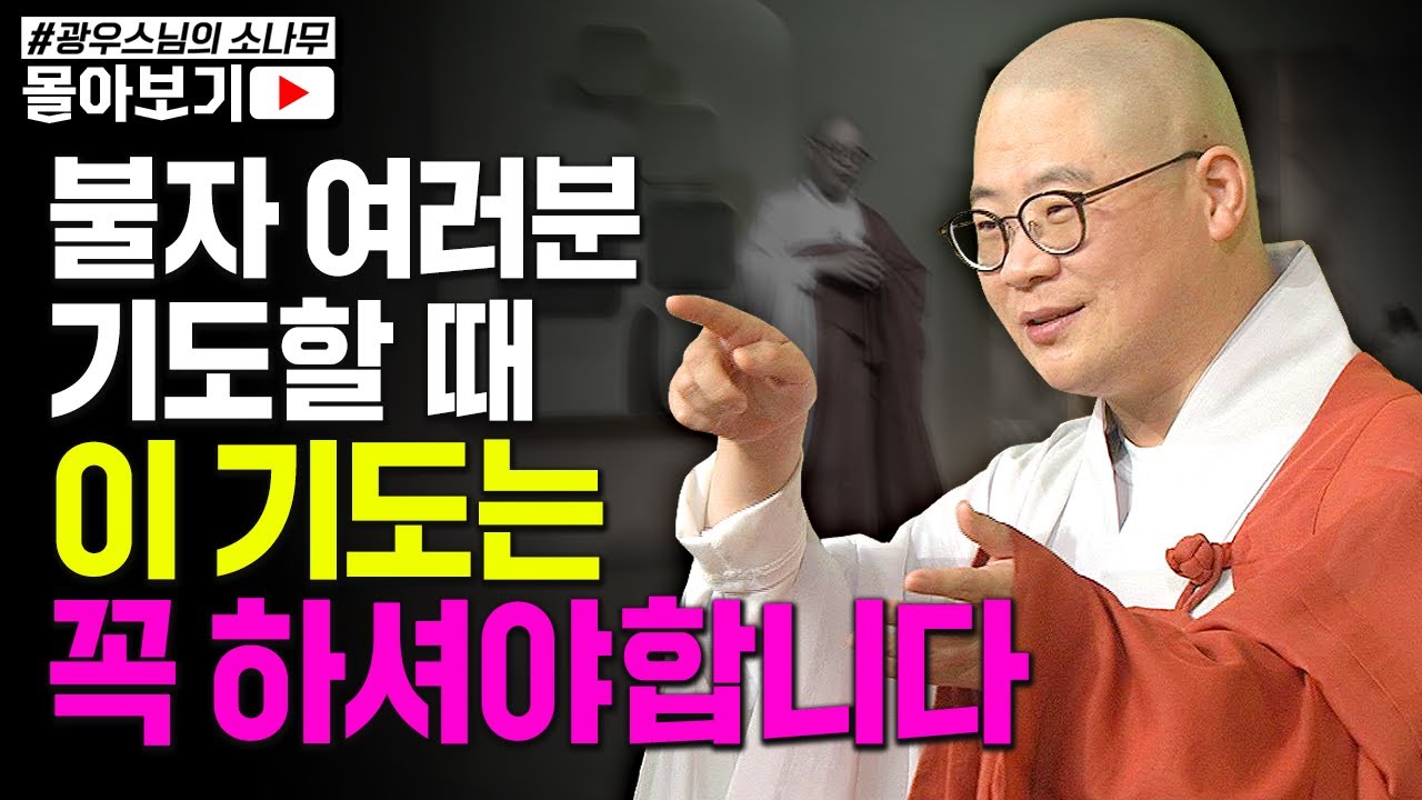 부처님의 기도 가피 남이야긴 줄만 알았는데 열심히 기도하니 나에게 이런일이? 불자 여러분 이 기도는 꼭 하셔야 합니다! [초심으로 돌아가는 광우스님의 소나무 시즌3 몰아보기]