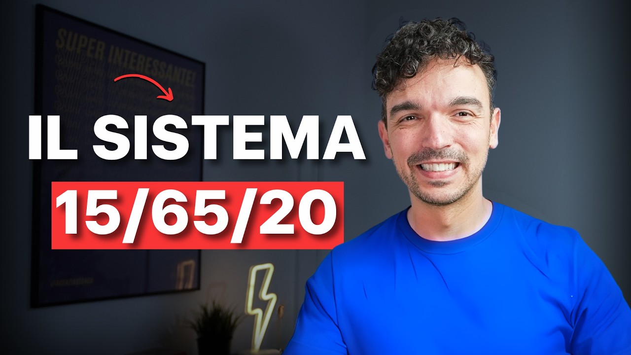 Come Gestisco i Miei Soldi: Il Sistema 15-65-20