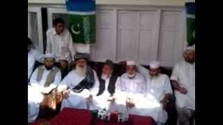 khushMaqam: M Bashir Khan Ex-Nazim with Munawar hasan jamaat-e-islami