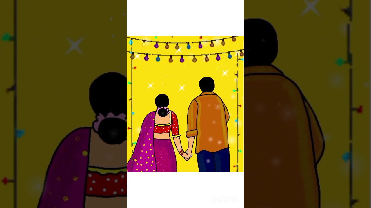 তুমি আমি আর অষ্টমী ❤🌻 #drawing #shorts #animation #shortvideo #status #subscribe @RimiNaskar672