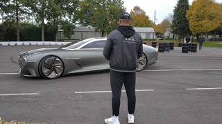 Bentley EXP 100 GT Concept Car - IN MOTION \& Walkaround @ Goodwood Speedweek 2020