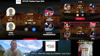 LIVE Dejan Ferdinansyah/Gloria Emanuelle Widjaja vs Lin Bing Wei/Lin Chih Chun R16 Thailand Open