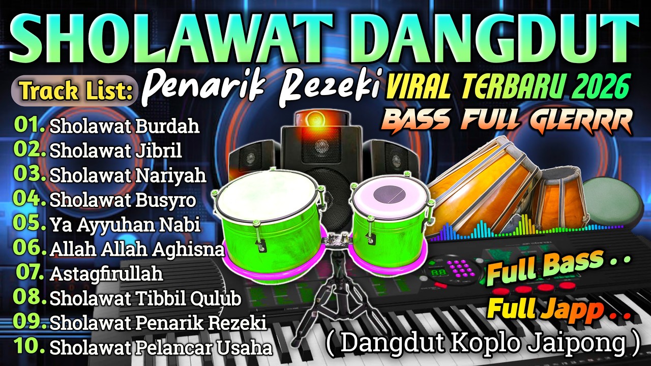 SHOLAWAT PEMBUKA PINTU REZEKI PALING DAHSYAT, Sholawat Nabi Muhammad SAW, Sholawat Jibril Merdu