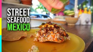 Mexican Street SEAFOOD Tour in Puerto Vallarta 🇲🇽 | EPIC CEVICHE & MORE! 🌮 screenshot 5