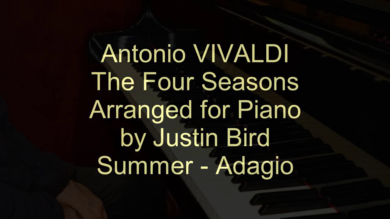 Jean Martin plays Vivaldi The Four Seasons Summer Adagio piano