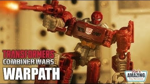 Hasbro Transformers Combiner Wars Legends Class Warpath Review