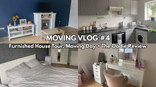 MOVING VLOG #4 | Furnished House Tour, Moving day + The Oodie Review!